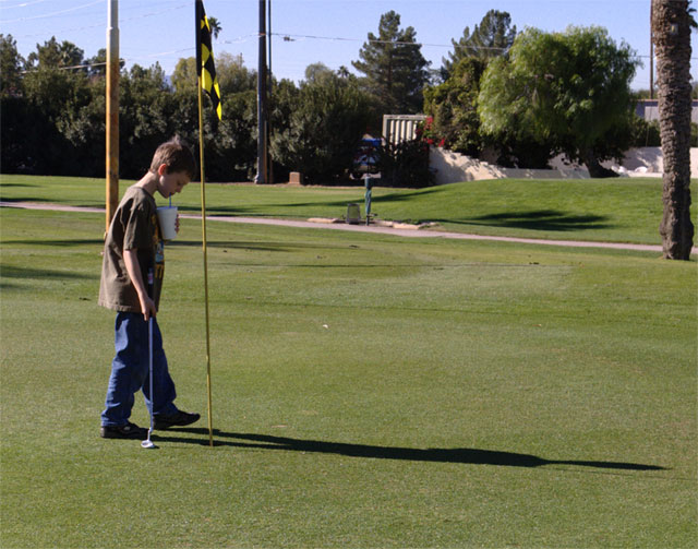 No joke golfing
